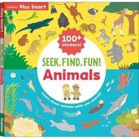 Seek, Find, Fun! Animals - Paperback