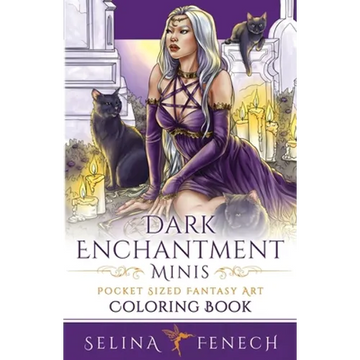 Dark Enchantment Minis - Pocket Sized Fantasy Art Coloring Book - Paperback
