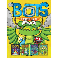 Bots 4 Books in 1!: The Most Annoying Robots in the Universe; The Good, the Bad, and the Cowbots; 20,000 Robots Under the Sea; The Dragon Bots - Hardcover