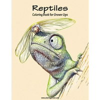 Reptiles Coloring Book for Grown-Ups 1 - Paperback