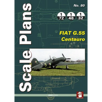 Fiat G.55 Centauro - Scale Plans 80 - Paperback