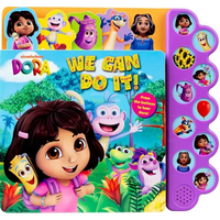 Dora: We Can Do It! 10-Button Sound Book - Board Book