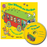 The Wheels on the Bus Go Round and Round [With CD] - Paperback