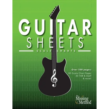 Guitar Sheets Scale Chart Paper: Over 100 pages of Blank Scale Chart Paper, TAB + Staff Paper, & more - Paperback