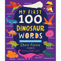 My First 100 Dinosaur Words - Board Book