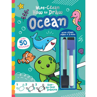 Wipe-Clean How to Draw Ocean - Hardcover