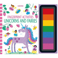 Fingerprint Activities Unicorns and Fairies - Spiral