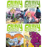 The Galaxy Zack Collected Set: A Stellar Four-Book Collection: Hello, Nebulon!; Journey to Juno; The Prehistoric Planet; Monsters in Space! - Boxed Set