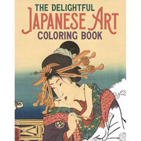 The Delightful Japanese Art Coloring Book - Paperback