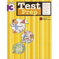 Test Prep: Grade 3 (Flash Kids Harcourt Family Learning) - Paperback