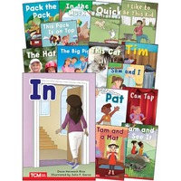 Decodable Books Grade Pk-K Set 1: 15-Book Set - Paperback