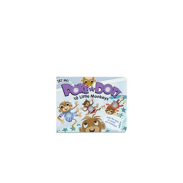Poke-A-Dot: 10 Little Monkeys - Hardcover