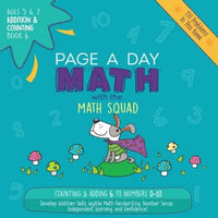 Page A Day Math Addition & Counting Book 6: Adding 6 to the Numbers 0-10 - Paperback