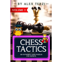 Chess Tactics: 320 Extremely Hard Puzzles for Experts - Paperback