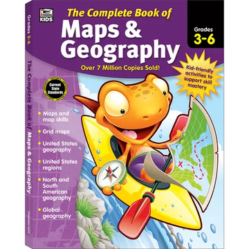 The Complete Book of Maps & Geography, Grades 3 - 6 - Paperback