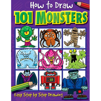 How to Draw 101 Monsters - Paperback