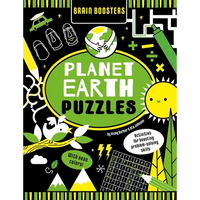 Brain Boosters Planet Earth Puzzles (with Neon Colors): Activities for Boosting Problem-Solving Skills - Paperback