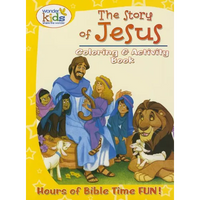 The Story of Jesus Coloring and Activity Book: Hours of Bible Time Fun! - Paperback