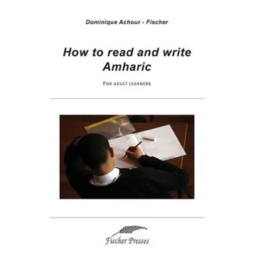 How to read and write Amharic: For adult learners - Paperback