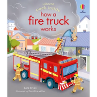 Peek Inside How a Fire Truck Works - Board Book