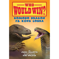 Komodo Dragon vs. King Cobra - Library Binding