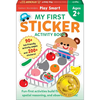 Play Smart My First Sticker Book: For Ages 2+ - Paperback