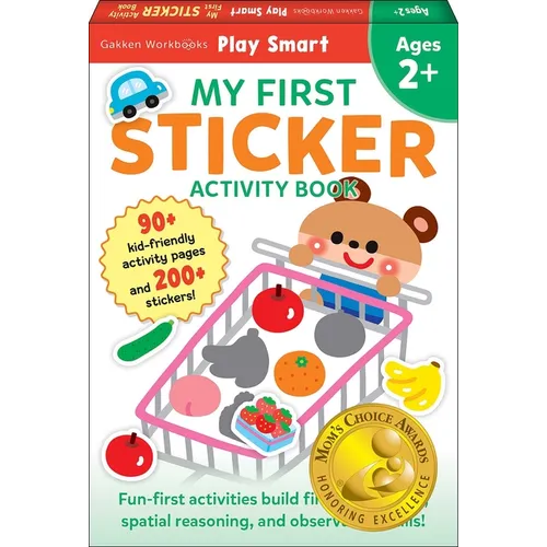 Play Smart My First Sticker Book: For Ages 2+
