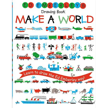 Ed Emberley's Drawing Book: Make a World - Paperback