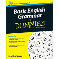 Basic English Grammar for Dummies, UK Edition - Paperback