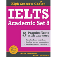 IELTS 5 Practice Tests, Academic Set 8: Tests No. 36-40 - Paperback