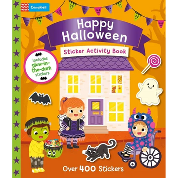 Happy Halloween Sticker Activity Book - Paperback