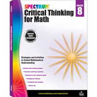 Spectrum Critical Thinking for Math, Grade 8: Volume 50 - Paperback