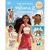 Disney Moana 2 Ultimate Sticker Book - Paperback