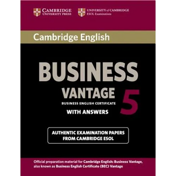 Cambridge English Business 5 Vantage - Paperback