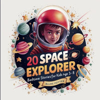 20 Space Explorer Bedtime Stories For Kids Age 3 - 8 - Paperback