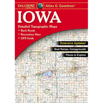 Delorme Atlas & Gazetteer Iowa - Paperback