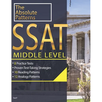 SSAT Absolute Patterns 8 Practice Tests Middle Level - Paperback
