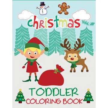 Christmas Toddler Coloring Book - Paperback