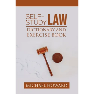 Self-Study Law Dictionary and Exercise Book - Paperback