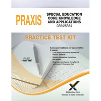 Praxis Special Education Core Knowledge and Applications 0354/5354 Practice Test Kit - Paperback