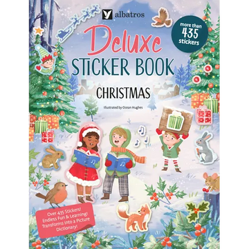 Deluxe Sticker Book: Christmas - Paperback