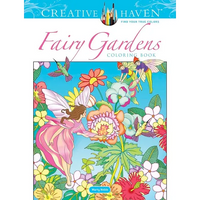 Creative Haven Fairy Gardens Coloring Book - Paperback