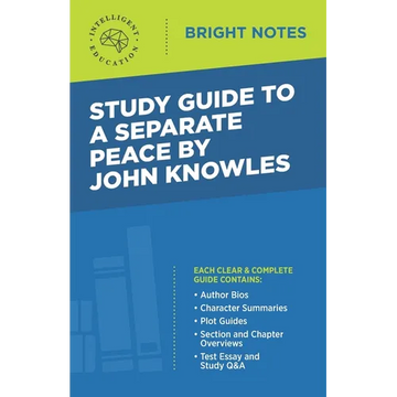 Study Guide to A Separate Peace by John Knowles - Paperback