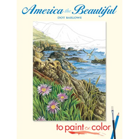 America the Beautiful to Paint or Color - Paperback
