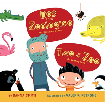Two at the Zoo/DOS En El Zoologico: Bilingual English-Spanish - Board Book