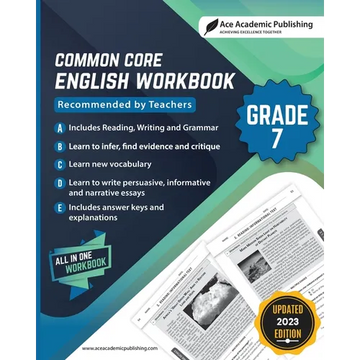 Common Core English Workbook: Grade 7 - Paperback