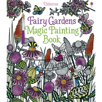 Fairy Gardens Magic Painting Book - Paperback