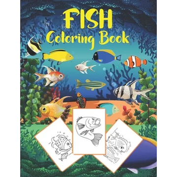 Fish Coloring Book: for kids to color a beautiful and unique fish designs .The perfect gift for kids - Paperback