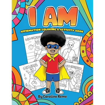 I AM affirmation coloring and activity book - Paperback