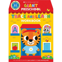 Giant Preschool: Trace and Learn Workbook (Scholastic Early Learners) - Paperback